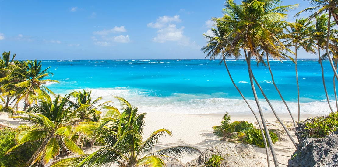 Bottom Bay is one of the most beautiful beaches on the Caribbean island of Barbados